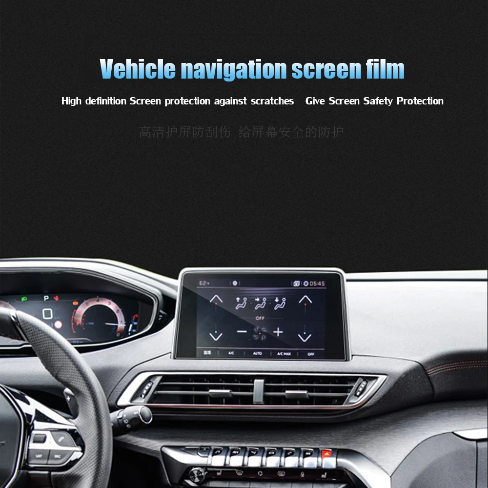 

Car Styling GPS Navigation Screen Steel Protective Film For Chevrolet Kia Sportage Toyota RAV4 Camry Peugeot 206 508