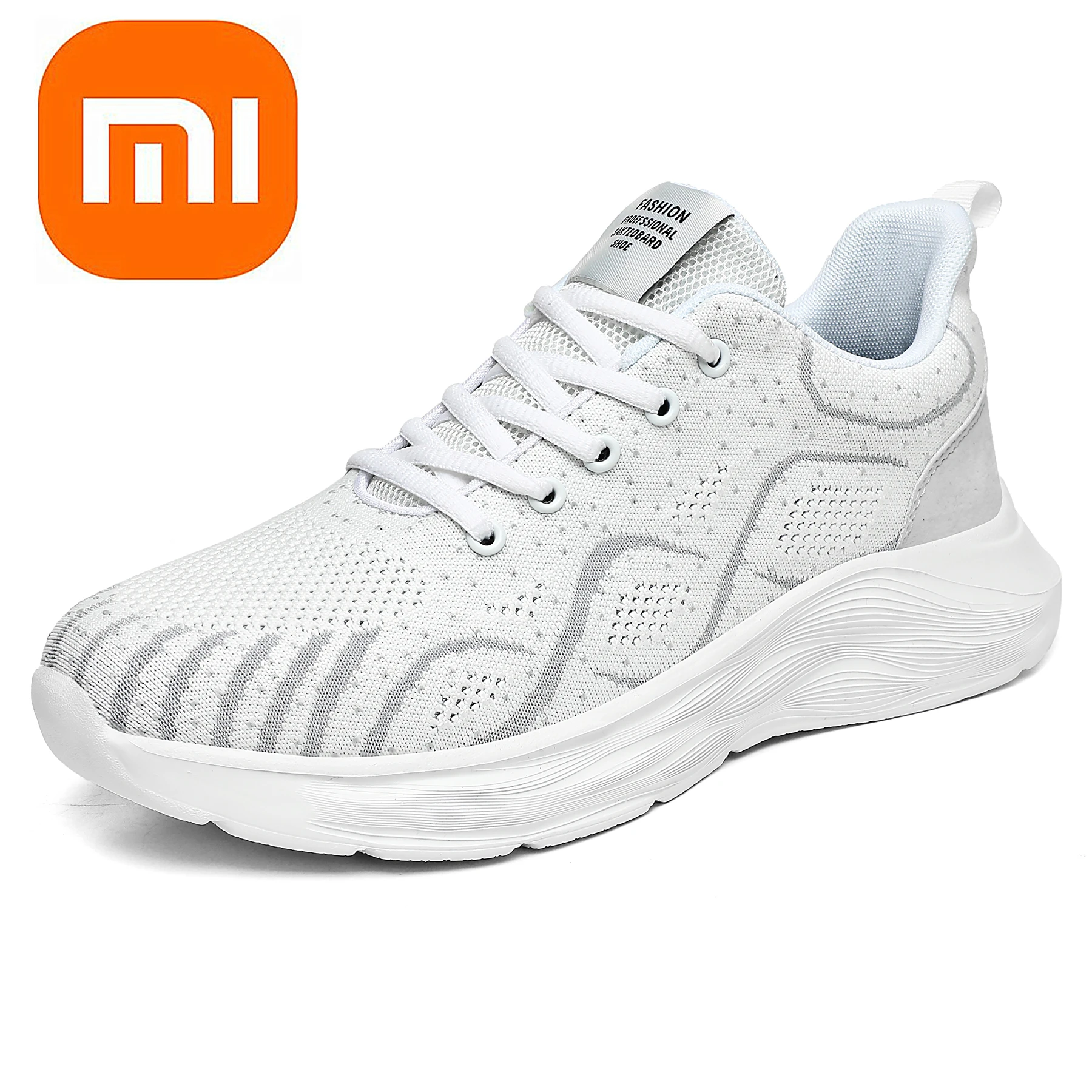 

Mijia Men's Comfortable Outdoor Sneakers Running Shoes for Men on Sale Lightweight Net Ventilate Elastic Sport Shoes Size39-46