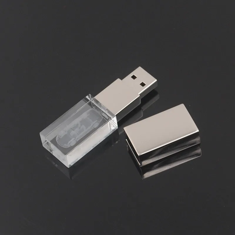 Fashionable Crystal Style USB Flash Pen Drive Memoria 4GB 8GB 16GB 32GB 2.0 Gift Pendrive cle usb (Over 10pcs Free Logo) | Компьютеры и
