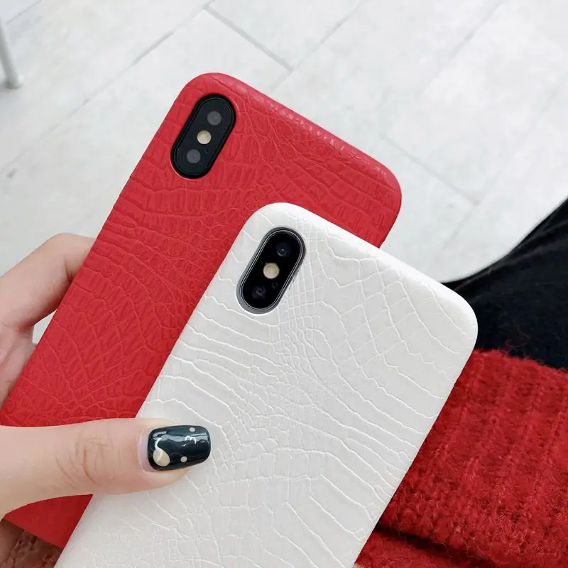 Crocodile Texture Phone Case Cover For Iphone XS Max XR X 5 5S SE 6 6S 7 8 Plus High Quality Luxury Back Shell |