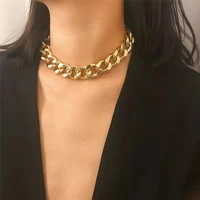 new punk chain necklaces jewelry tennis windy cuba neck hip hop aluminum nk daikin necklaces fashion 2020 trend