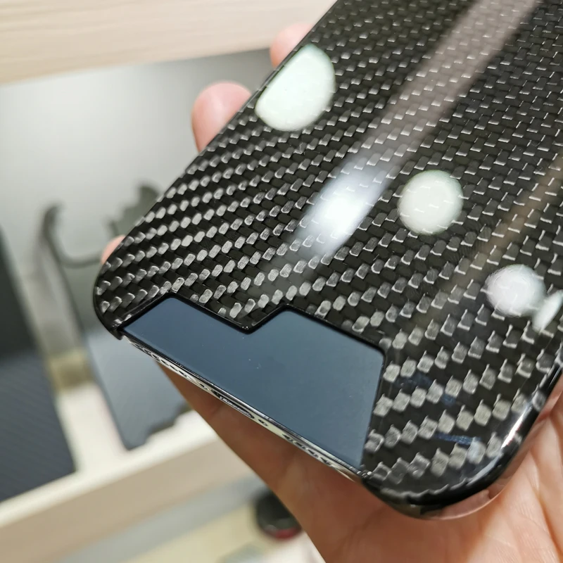 Чехол из углеродного волокна для iPhone 12mini 12 Pro Max ультратонкий ультралегкий