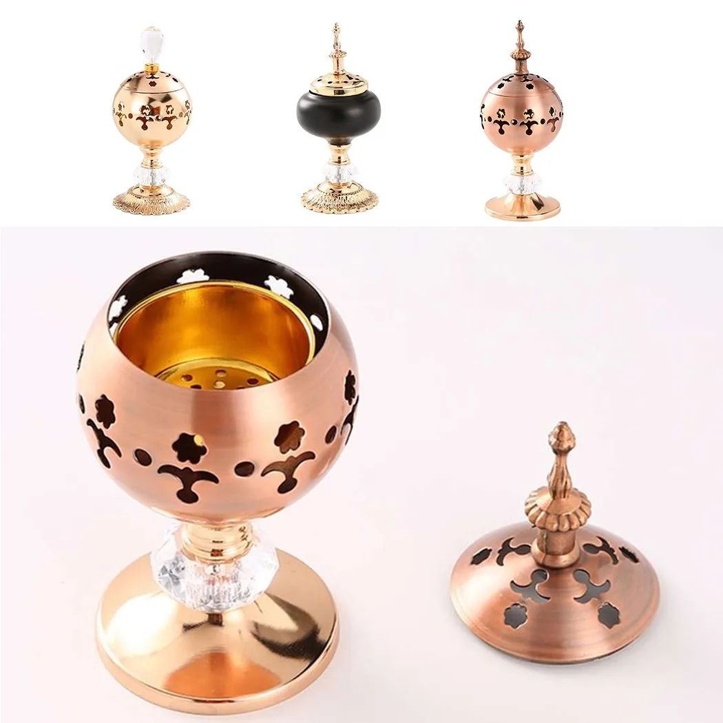 1Pc Middle East European Style Delicate Incense Burner For Home Decoration Home Decorative Ornament Incense Burner Stick Holder
