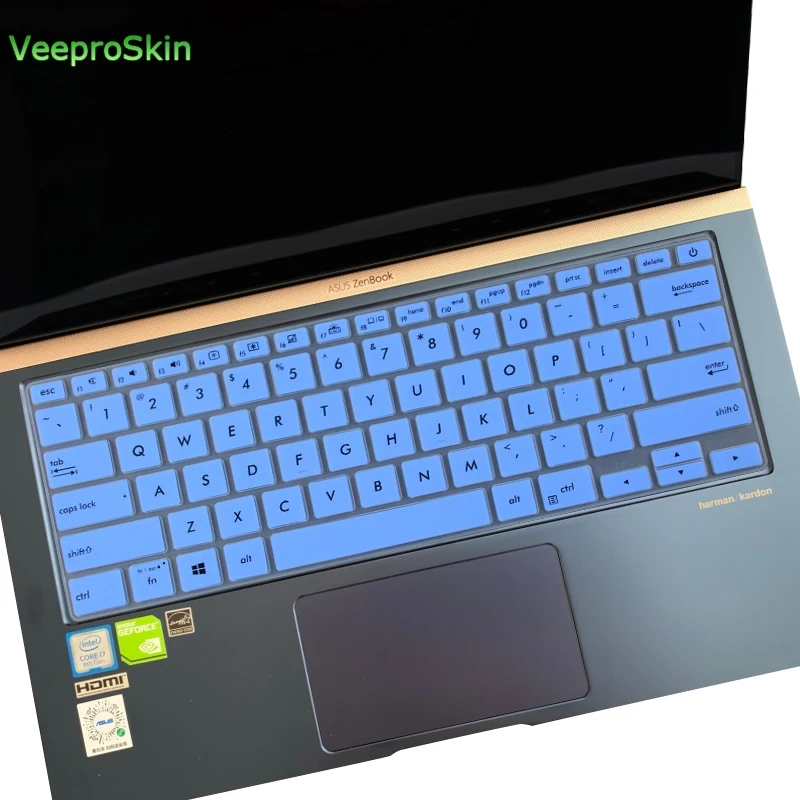 Защитная крышка для клавиатуры ноутбука ASUS ZenBook 14 UX434 UX434FL UX434FLC UX431 UX434F UX431FN UX431FA UX392