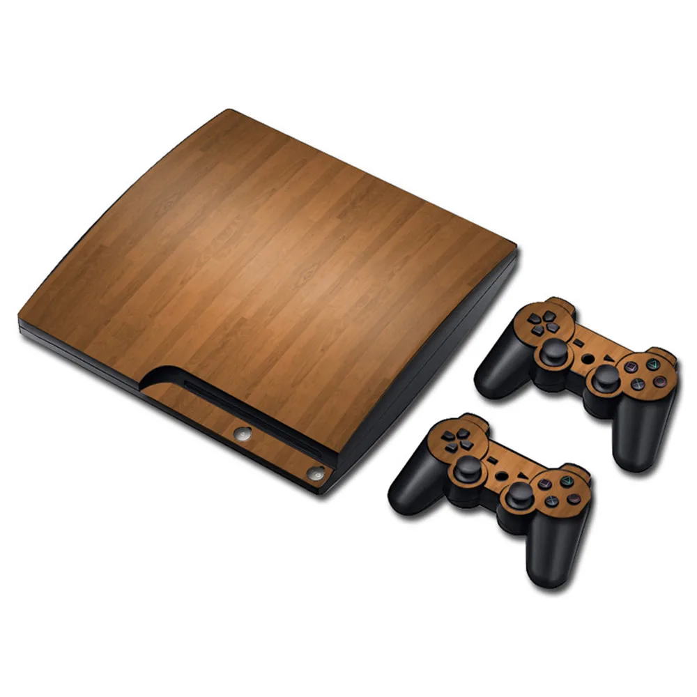 Наклейки для PS3 slim консоль игровой аксессуар шкуры из углеродного волокна