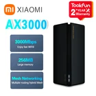 Беспроводной маршрутизатор Xiaomi AX3000, Wi-Fi, 6 ячеек, 3000 Мбитс, ретранслятор 2,4 ГГц, 5G гигабитный OFDMA, усилитель сигнала VPN, удлинитель PPPOE