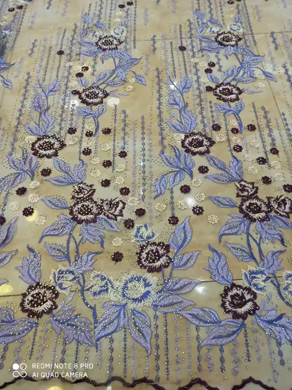 

BEAUTIFICAL Tissu Nigerian French Stones Lace Fabrics for Dress Sewing 2019 Cheaper Embroidery African Laces ML49N51