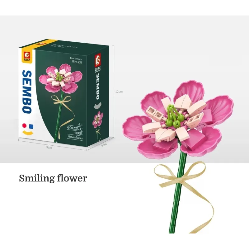 

Diamond Building Blocks Flower Plant Ornaments Kids Educational Baby DIY Puzzle Game Girl Valentine's Day Gift Blocks Toys