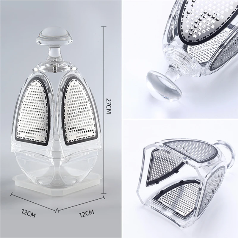 

4-sided Graters Shredders And Slicers Fruit Vegetable Cutter Potato Carrot Device Flat Coarse Fine Ribbon Kitchen Tools F2