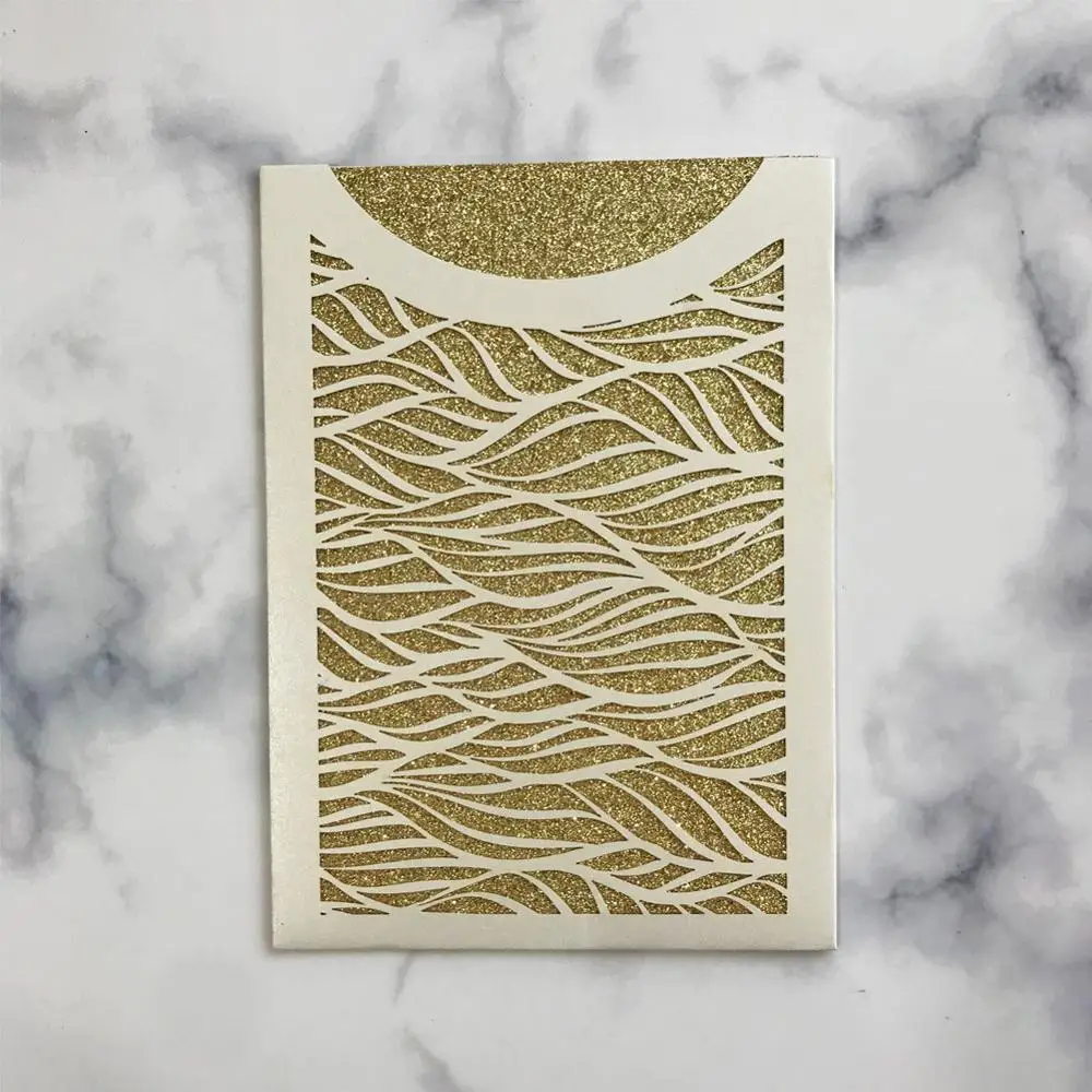 

50pcs Free Shipping Invitation Cards Pearl Paper EnvelopeBirthday Party Engagements Party Invitations