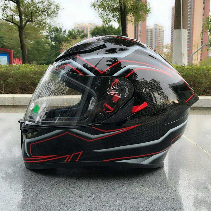Helmet Зимний двойной объектив мотоцикла Краш высококачественный шлем флип зарядное устройство для электрического мотоцикла полный шлем мотоцикла - Цвет: Helmet