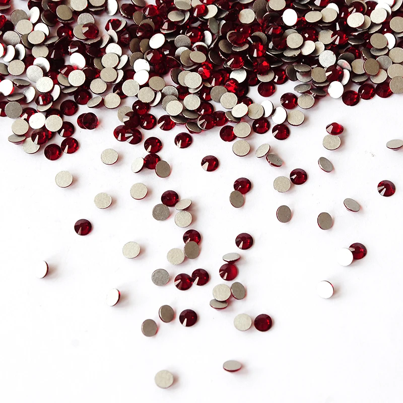 2000 г. NoHF стразы темный цвет фотоэлемент не горячая фиксация плоские для 3D