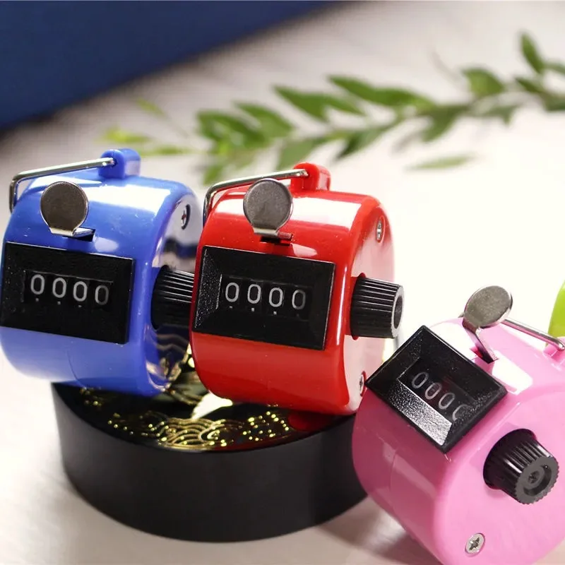 Счетчик 4 значных цифр ручной счетчик механический Tally Clicker таймер для спорта