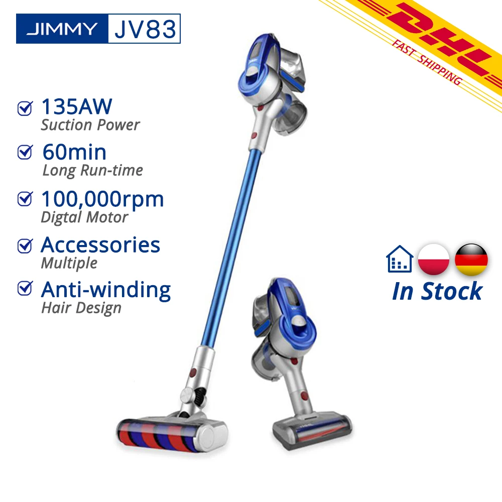 [Free Duty] Xiaomi JIMMY JV83 пылесос JV83 беспроводной ручной пылесос 20kPa VS JIMMY JV51