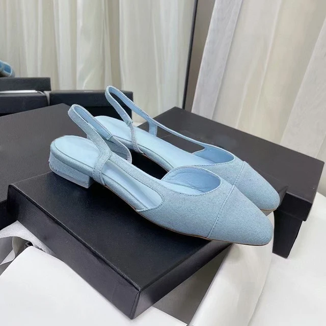 

Casual All-match Flat Sandals Women Summer New Style Leather Shallow Mouth Thick Heel High Heel Pumps Shoes Women