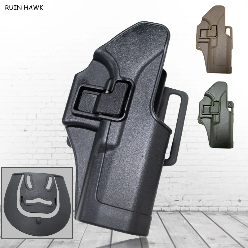 

Military Hunting Shooting Airsoft Holster Fit For Glock 17 19 22 23 31 32 Tactical Glock Pistol CQC Right Hand Belt Holster