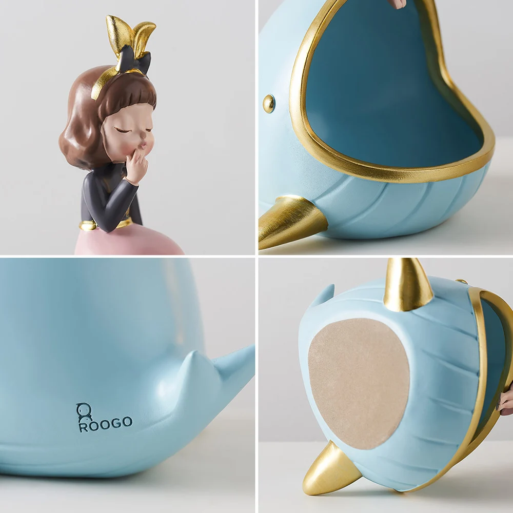 

Home Living Room Decoration Cute Girl Resin Decorative Ornaments Desktop Storage Girls Room Decoration Birthday Gift Home Decor