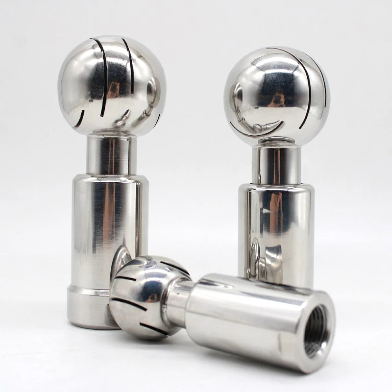 BSP1/2 &quot-2&quot дюйма SS304 вращающийся распылитель из нержавеющей стали санитарная