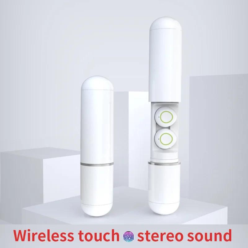 S10 TWS настоящие беспроводные наушники отпечаток пальца сенсорные Bluetooth HD стерео