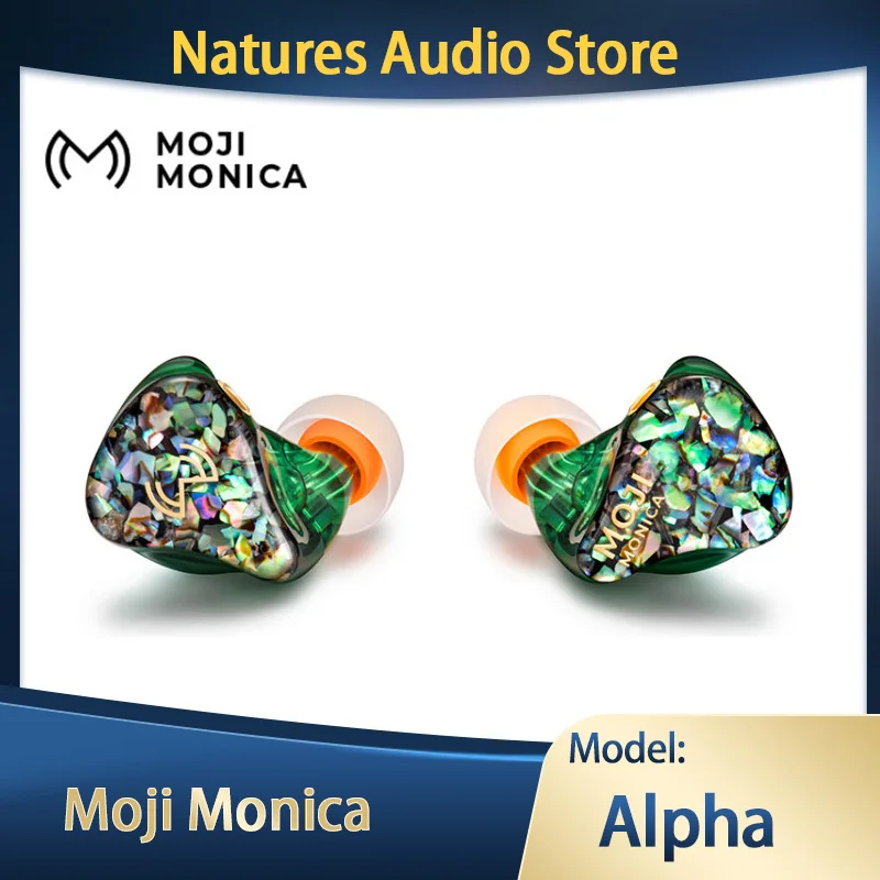 

Moji Monica Alpha 2EST+1DD +2BA HIFI Monitor Earphone Hybrid IEMs with Detachable MMCX Cable Earbuds