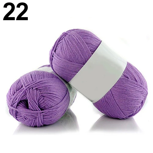 1 шт. 50 г на косынку мягкое бамбуковое вязание крючком хлопок Детская вязаная