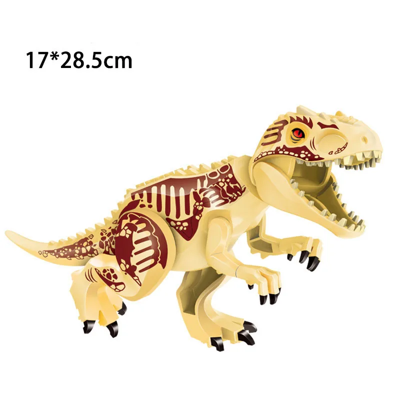 

Jurassic Dinosaur Park Dinos World Building Blocks Animal Tyrannosaurus Rex Combination Assembled Toy Puzzle Building Blocks
