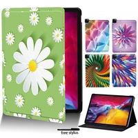 tablet case for apple ipad air 4 3d print pattern pu leather stand tablet cover case free stylus