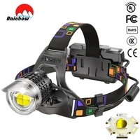xhp160 most powerful led headlamp xhp90 2 super bright headlight usb rechargeable head lamp fishing zoomable head torch light