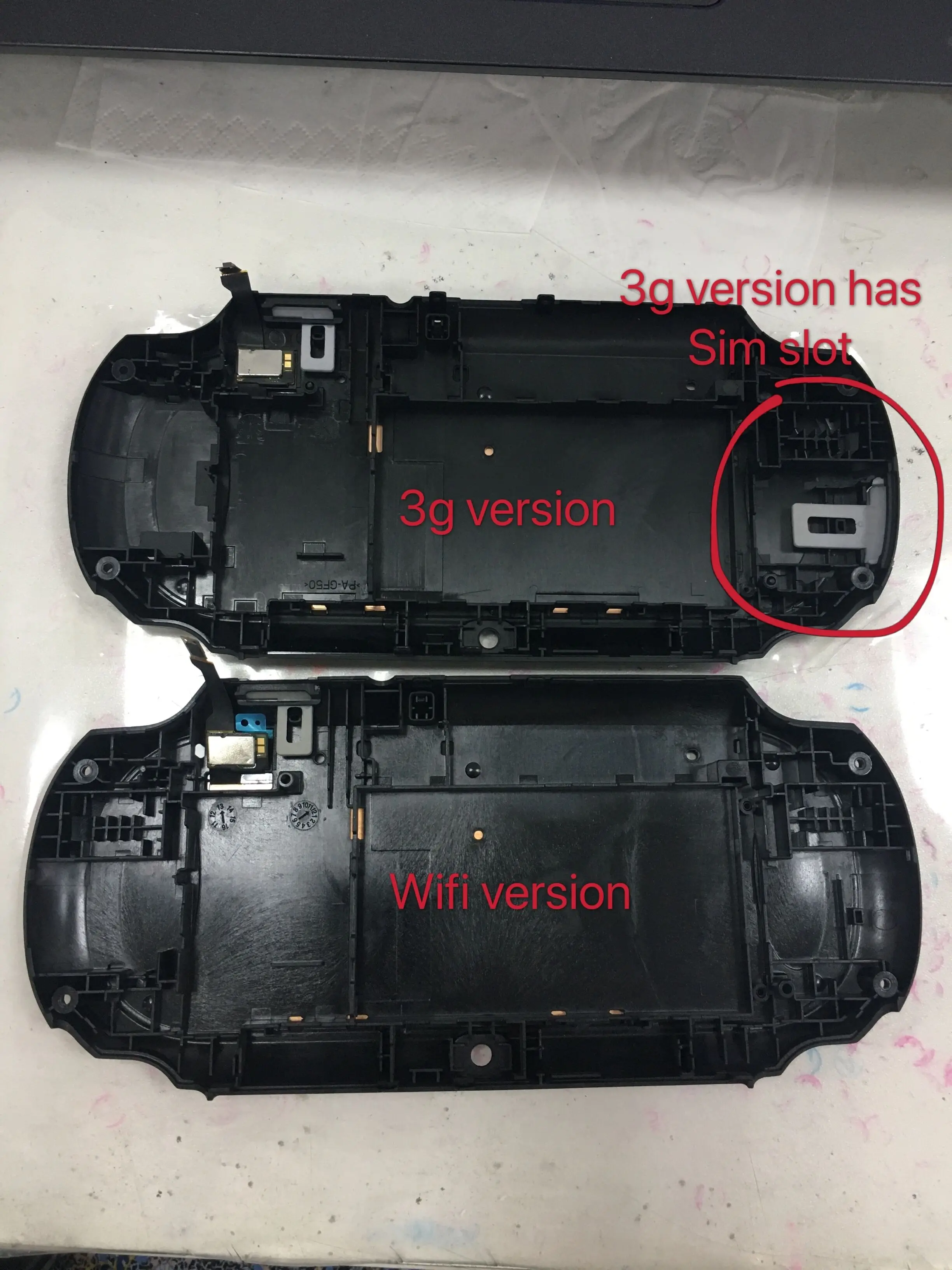OEM Wifi/3G версия для PS Vita 1000 PSV1000 Psvita Сенсорная панель Задняя Лицевая Корпус чехол 95%