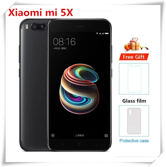 

Оригинальный Смартфон Xiaomi Redmi 5X, 4 Гб ОЗУ, 64 Гб ПЗУ, 12 МП, 5,5 дюйма, Восьмиядерный процессор Snapdragon 625, 3080 мАч, сотовый телефон, 4G LTE, мобильные теле...