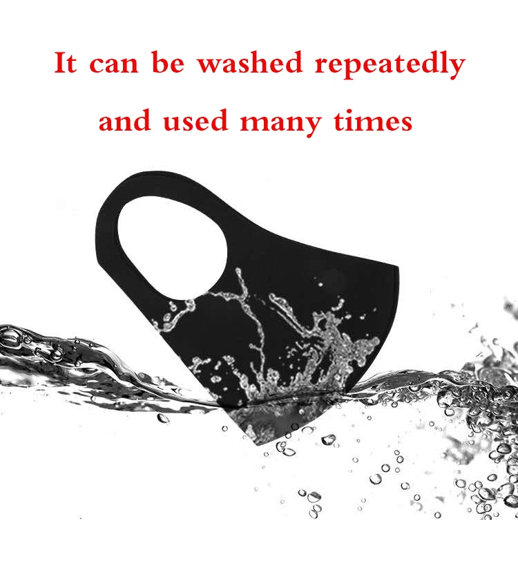 

5 PCS Mouth Mask Cotton Blend Anti Dust And Nose Protection Face Mouth Mask Fashion Reusable Masks For Man Woman and children