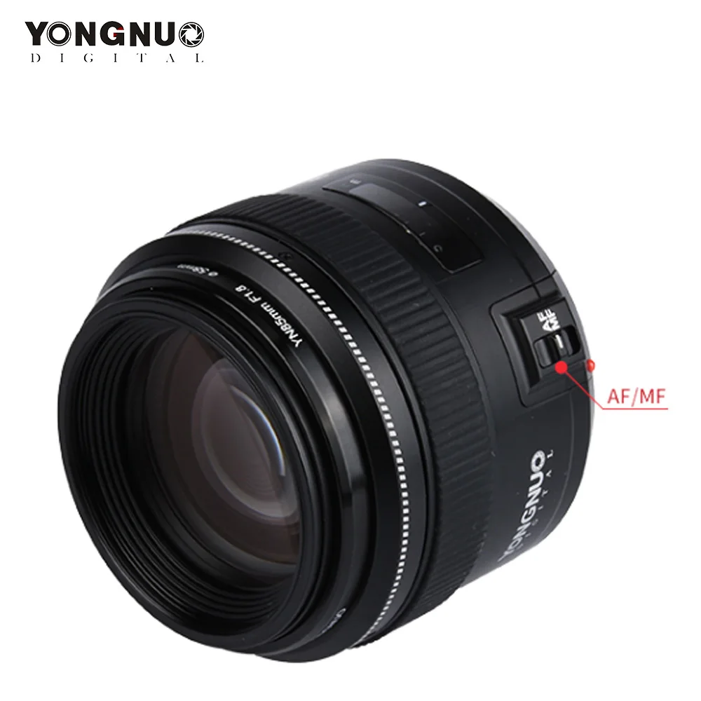 Объектив YONGNUO yn85 мм F1.8 для камеры Canon EF Mount EOS 85 AF/MF стандартные средние