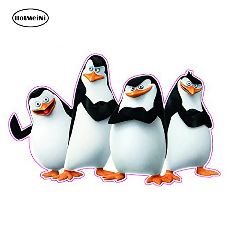 HotMeiNi 13 см x 8 2 Madagascar Penguins самоклеящаяся наклейка в стиле JDM автомобильный Стайлинг