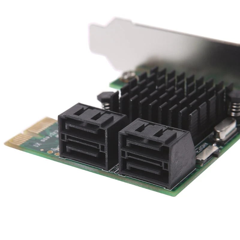 

PCI-E PCI Express 1x To 4-Port Sata 3.0 III 6G Converter Controller Card Adapter