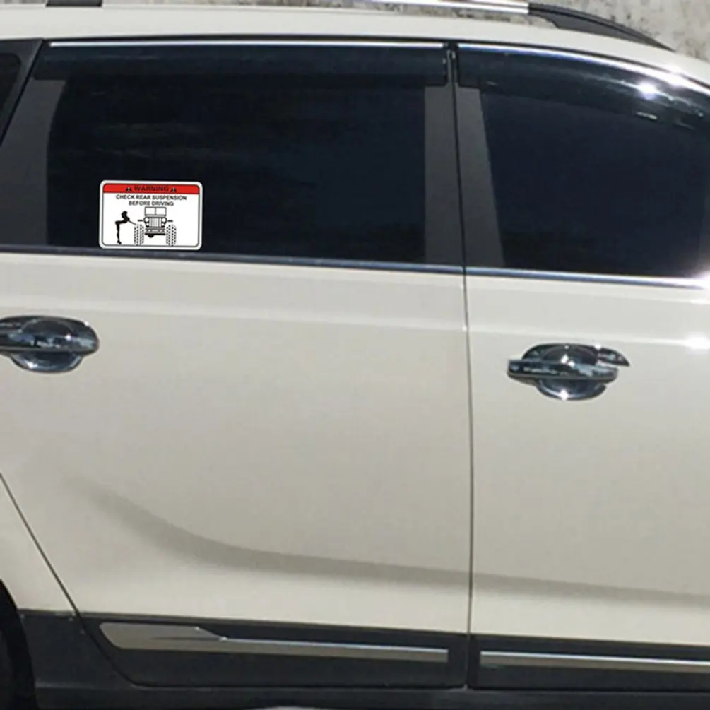 

Funny in Car Safety Warning Reflective Decal Sticker Waterproof