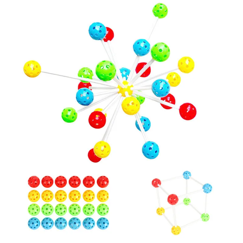 Детские игрушки из нержавеющей стали DIY Различные вставлены бусины форт