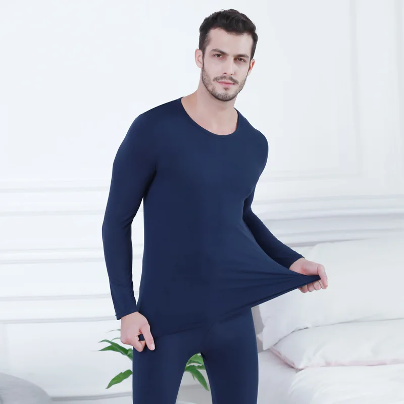 

New men's autumn trousers suit thin milk beauty skin clothes female large size base couple thermal underwear
