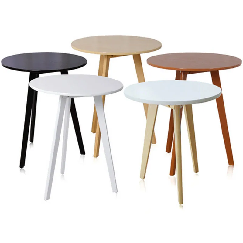 Кофейный столик из массива дерева для маленькой квартиры небольшой креативный