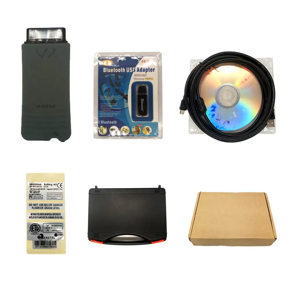 VAS5054A ODIS 5.1.6 полный чип Bluetooth с OKI Buzzer Vag Диагностический инструмент Vas 5054A для VW/Audi