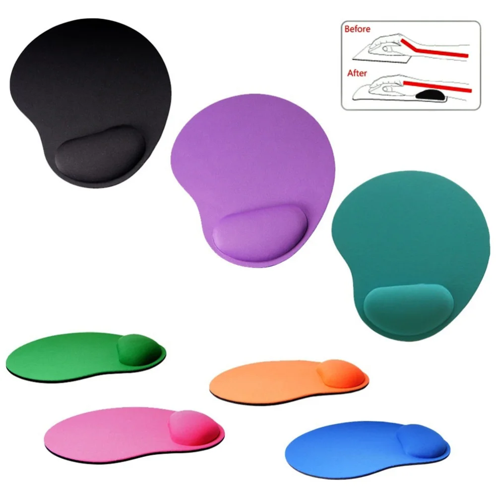 

Non-slip Silicone Wrist Support Pad Wrist Rest Mat for Laptop Desktop (Sky Blue)