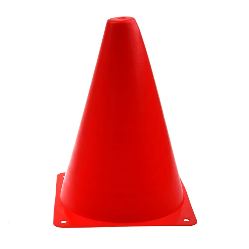

6 PCS Multi-function Safety Agility Cone for Football Soccer Sports Field Practice Drill Marking - Red