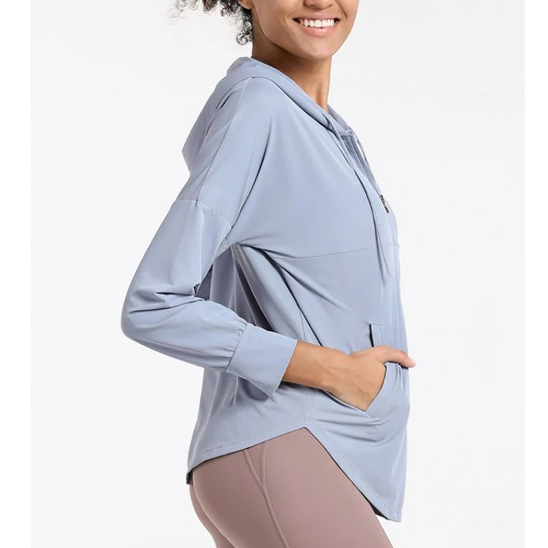 Куртка для йоги укороченный топ женские куртки на молнии с длинным рукавом бега в