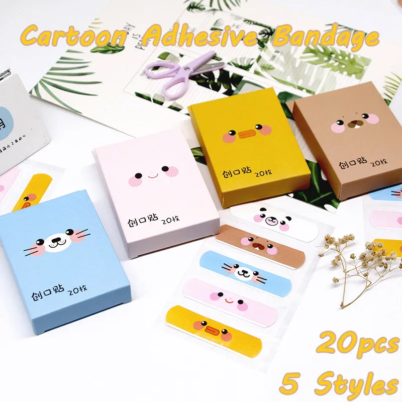 

20pcs/box Cartoon Hemostasis Outdoor Sakura Portable Avocado Adhesive Bandage