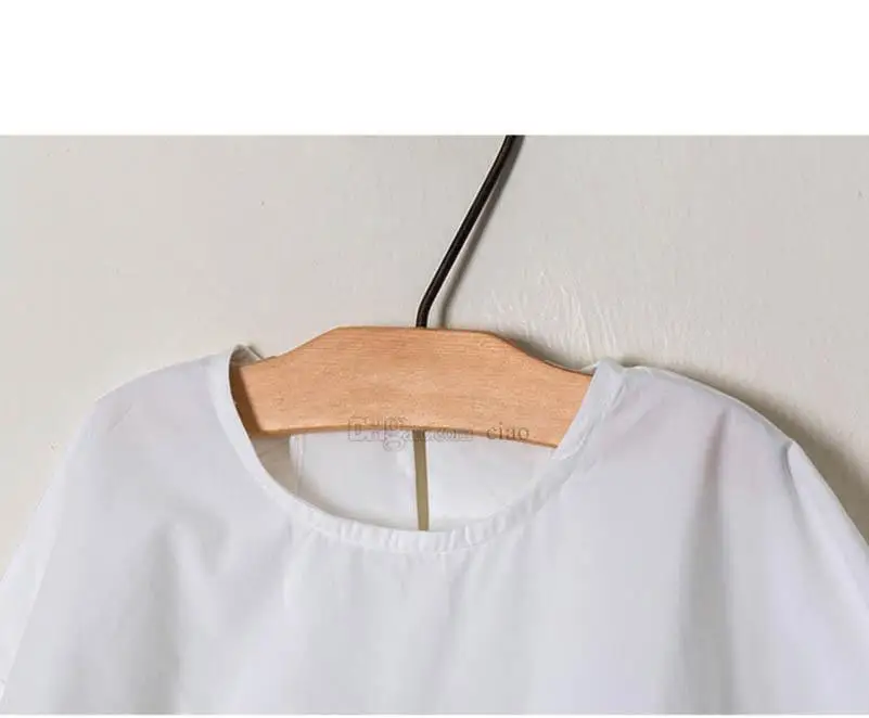 

Children T Shirts Child Shirt Girls T Shirts Kids Clothes Summer Cotton White Girls Tops Blouses 3-8Y