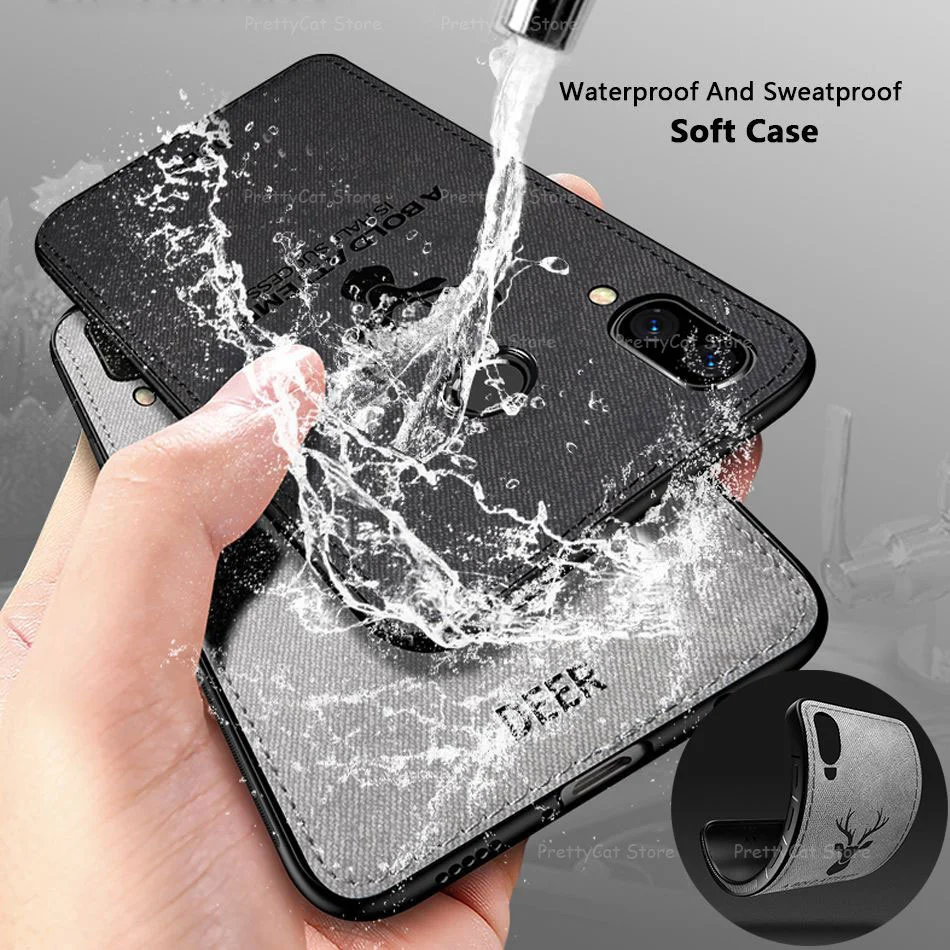 anti fall deer cloth phone case for xiaomi mi poco f3 x3 nfc f1 9 se a2 lite redmi note 9s note 10 9 8 7 pro 8t 8a cover coques free global shipping
