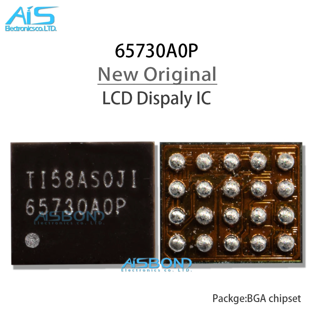 

5-10pcs 65730A0P 65730 For iPhone 6/6 Plus U1501 5S/5C/6S/6SP U4000 7/7Plus U3703 65730AOP LCD Display IC Chestnut chip 20Pins