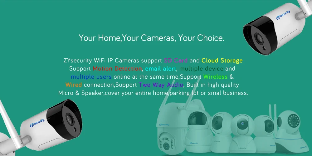 1080p Wi-Fi Камера на открытом воздухе приложение CamHi Onvif SD карты 2-полосная аудио сигнализация, ночное видение, Цвет Ночное Видение видеонаблюдения Камера IP