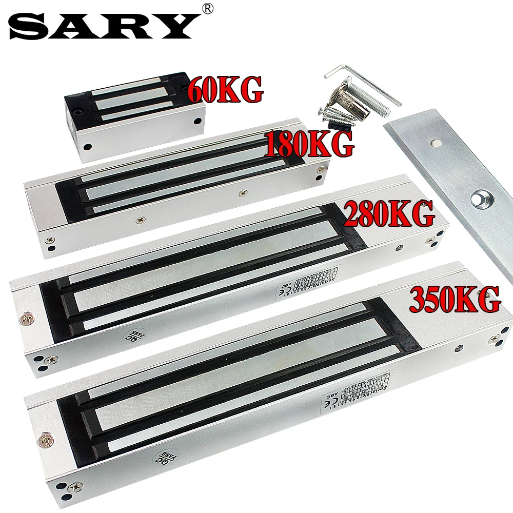 

Access electromagnetic lock DC12v magnetic lock door lock clamping force 60kg180kg280kg electric lock electronic door lock