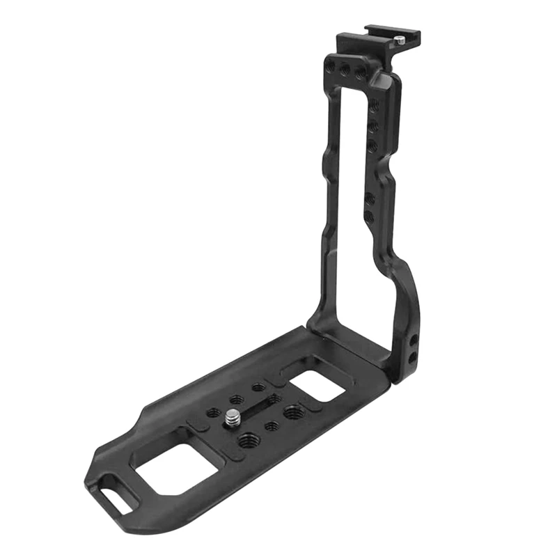 

Quick Release L Plate with Hot Shoe for Fujifilm GFX100-G Camera L Plate Bracket Holder Grip Quick Release Clamp