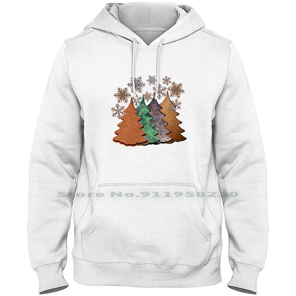 

Свитер с капюшоном для мужчин и женщин, хлопковая толстовка с рисунком рождественской елки, большой размер 6XL